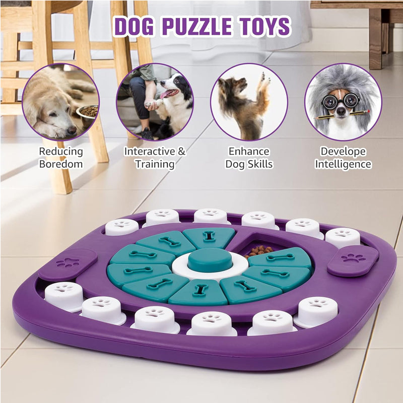 Dog Puzzle Toy – Slow Feeder & Brain Game