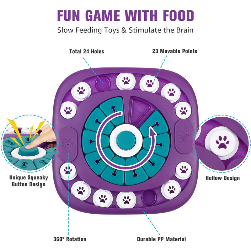 Dog Puzzle Toy – Slow Feeder & Brain Game